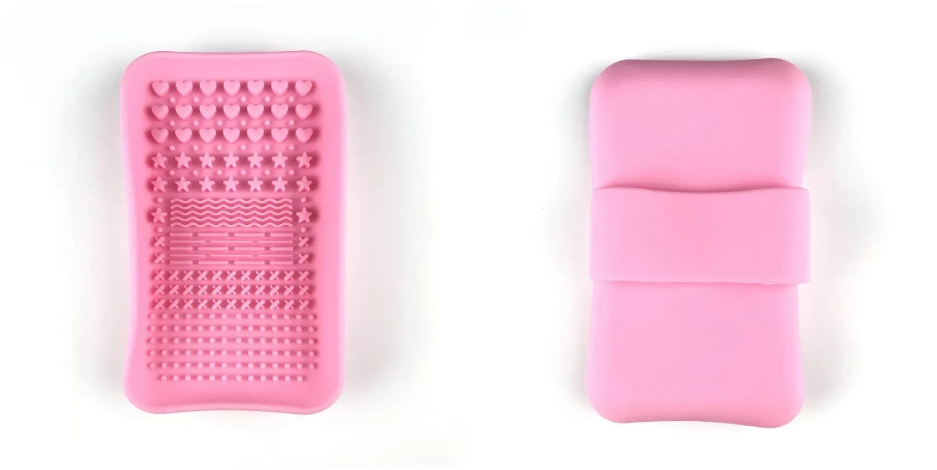 Almohadilla de silicona para limpieza de brochas cosméticas