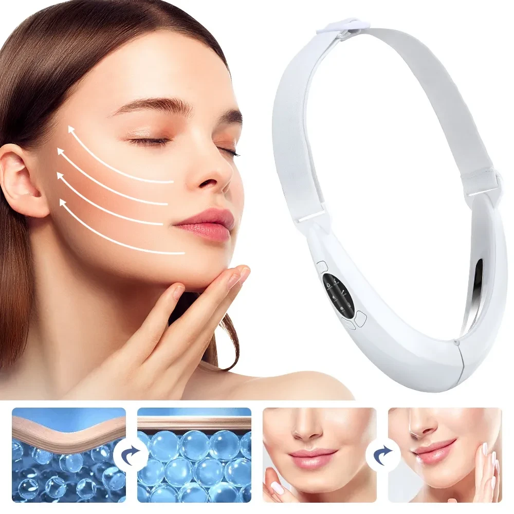 Instrumento de adelgazamiento facial con luz de color