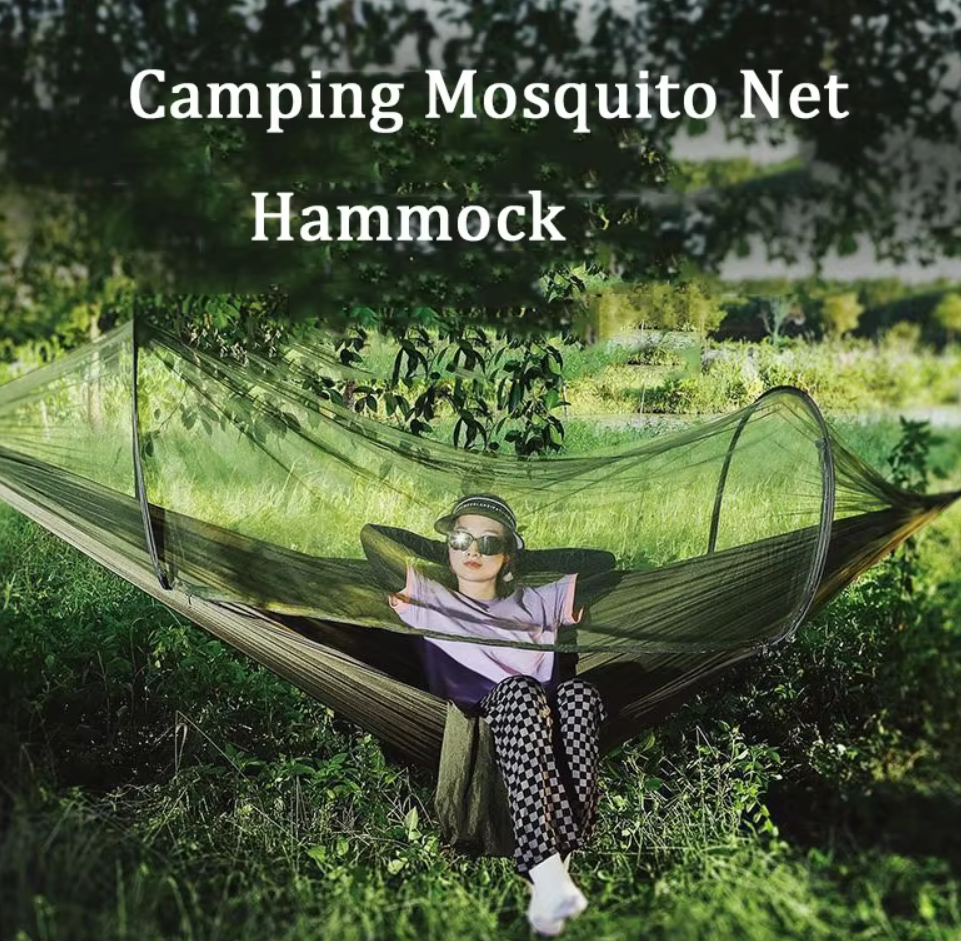 Hamaca de camping con mosquitera