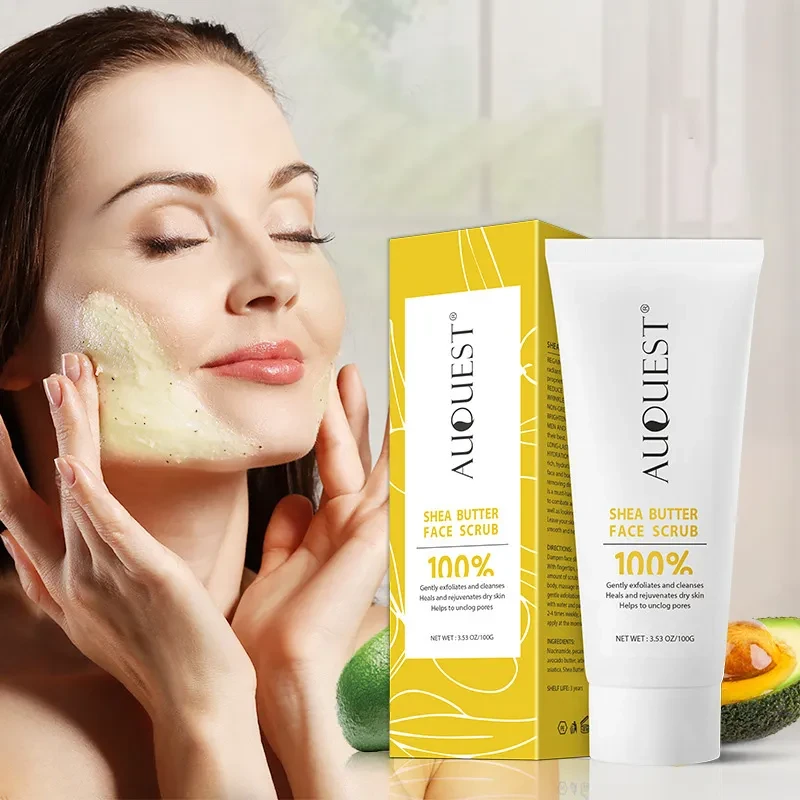Exfoliante facial limpiador, hidratante e iluminador