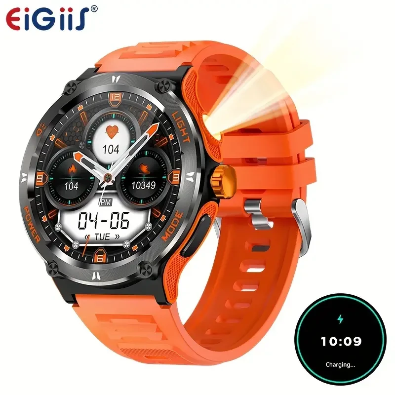 Reloj inteligente EIGIIS para hombres y mujeres, compatible con iPhone y Android.