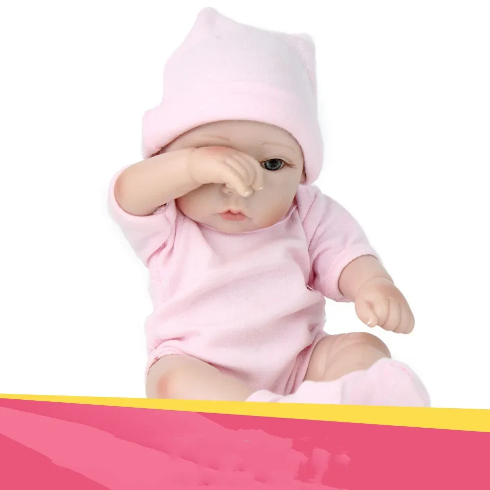 Muñeca de bebé de simulación, juguete de niña, muñeca de goma suave