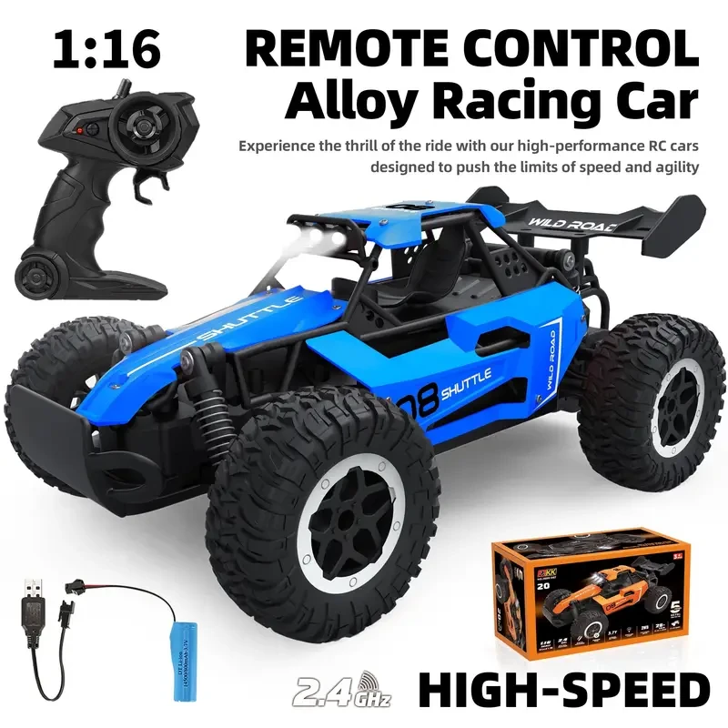 Vehículo todoterreno de alta velocidad a escala 1:16 - Control remoto 2.4G