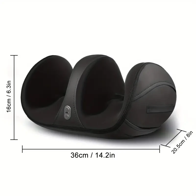 Masajeador de pies y pantorrillas con calor AISZG - Terapia Shiatsu recargable para una relajación profunda de los tejidos