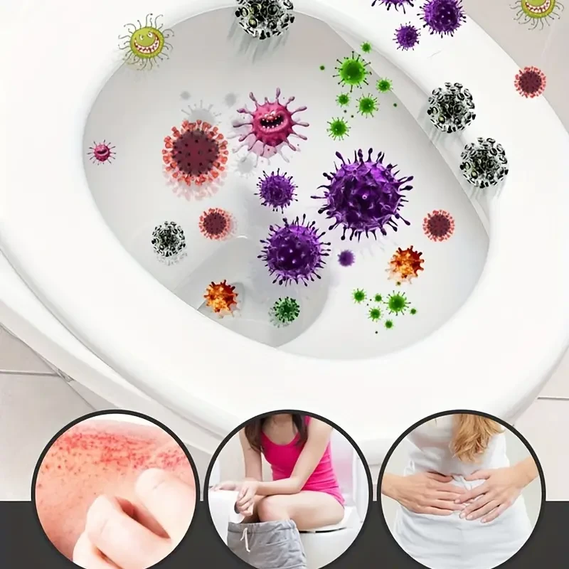 10 pastillas limpiadoras automáticas para inodoros - Efervescentes y desodorizantes