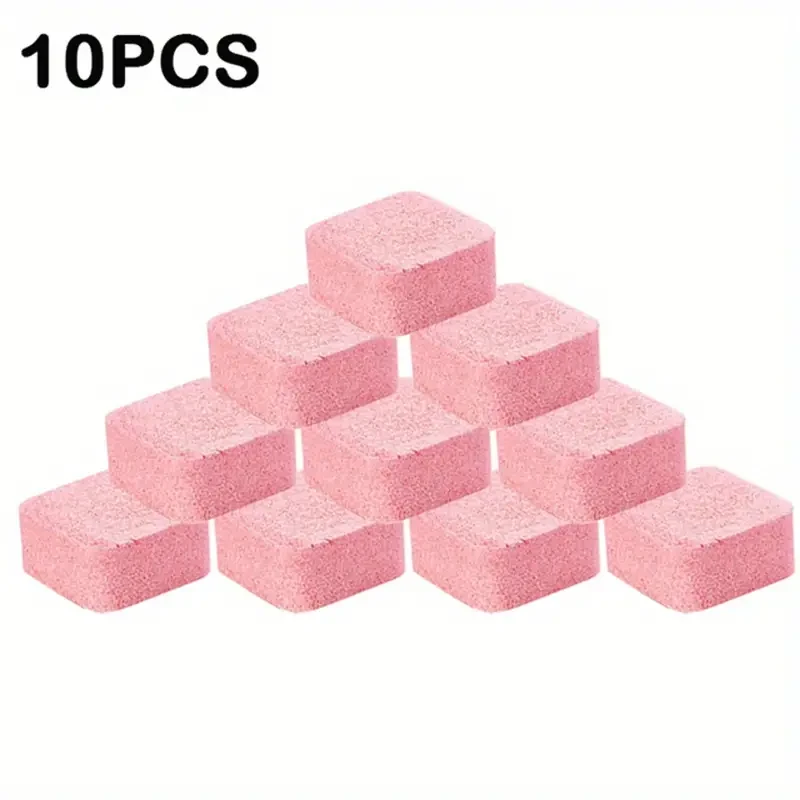 10 pastillas limpiadoras automáticas para inodoros - Efervescentes y desodorizantes