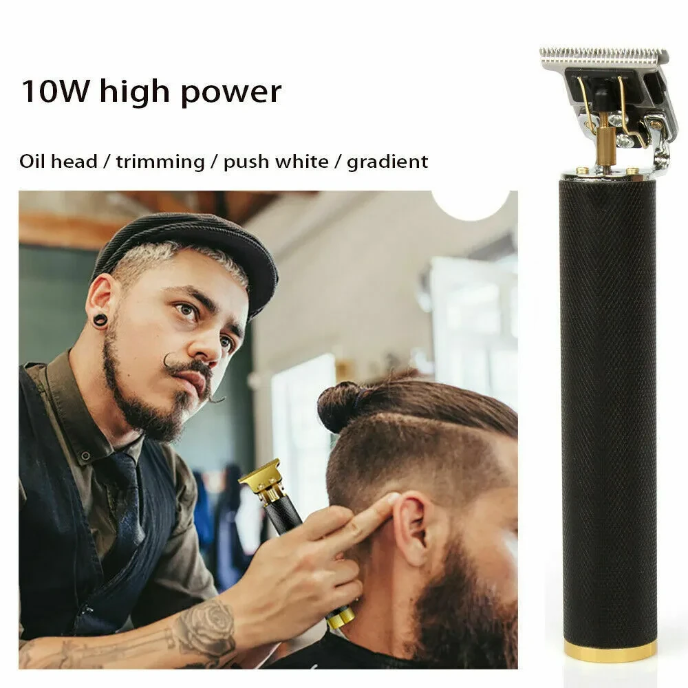 Cortapelos eléctrico USB, afeitadora recargable, recortadora de barba, máquina profesional para cortar el pelo de hombres, corte de barba y peluquero.