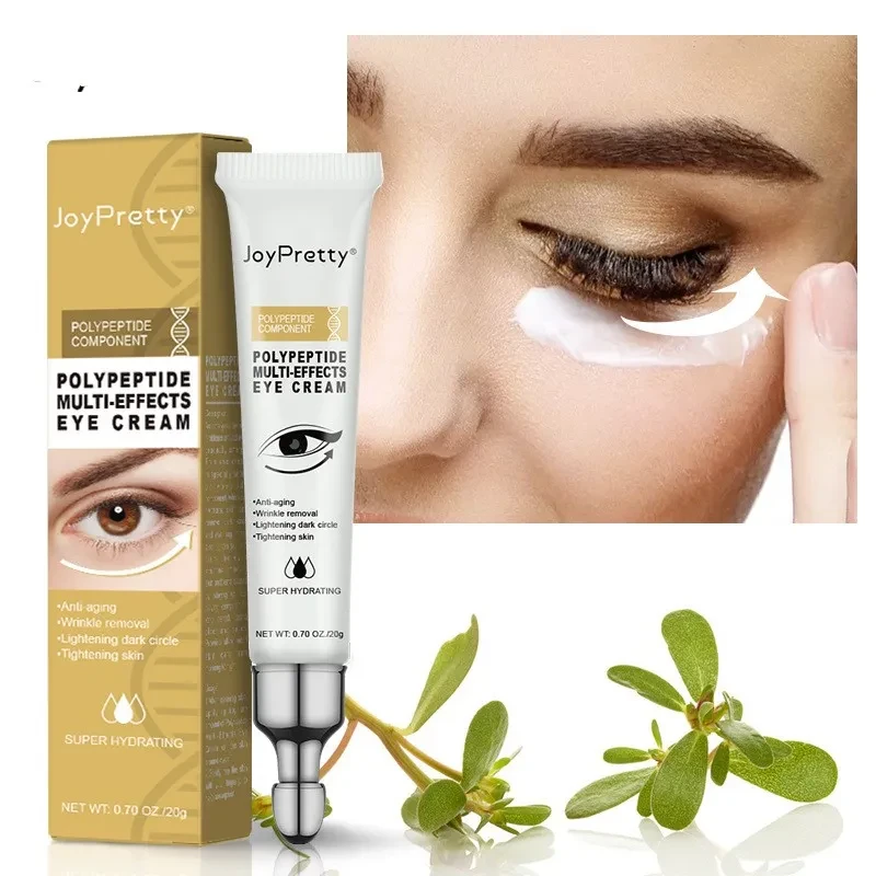 Crema para ojos antiojeras con péptidos, hinchazón, cuidado de la piel, belleza y salud.