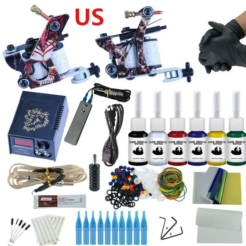 Conjunto completo de equipo de tatuaje