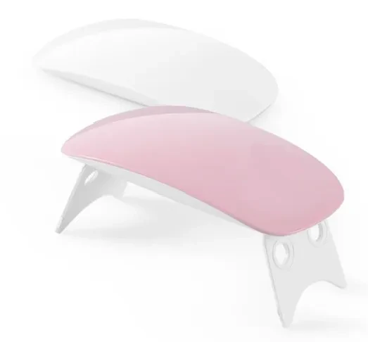 Máquina de terapia de luz USB para uñas, luz LED portátil de 6 W
