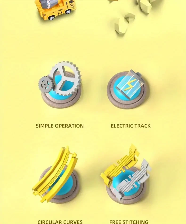 Tren eléctrico de vías: desarrolla la capacidad de resolver problemas, potencia la creatividad y fomenta el aprendizaje STEM. Regalo educativo perfecto para niños, ideal para Halloween y Navidad.