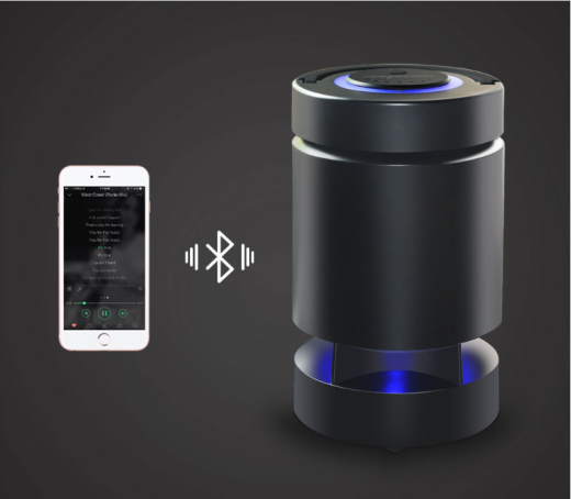 Altavoz portátil con luz nocturna