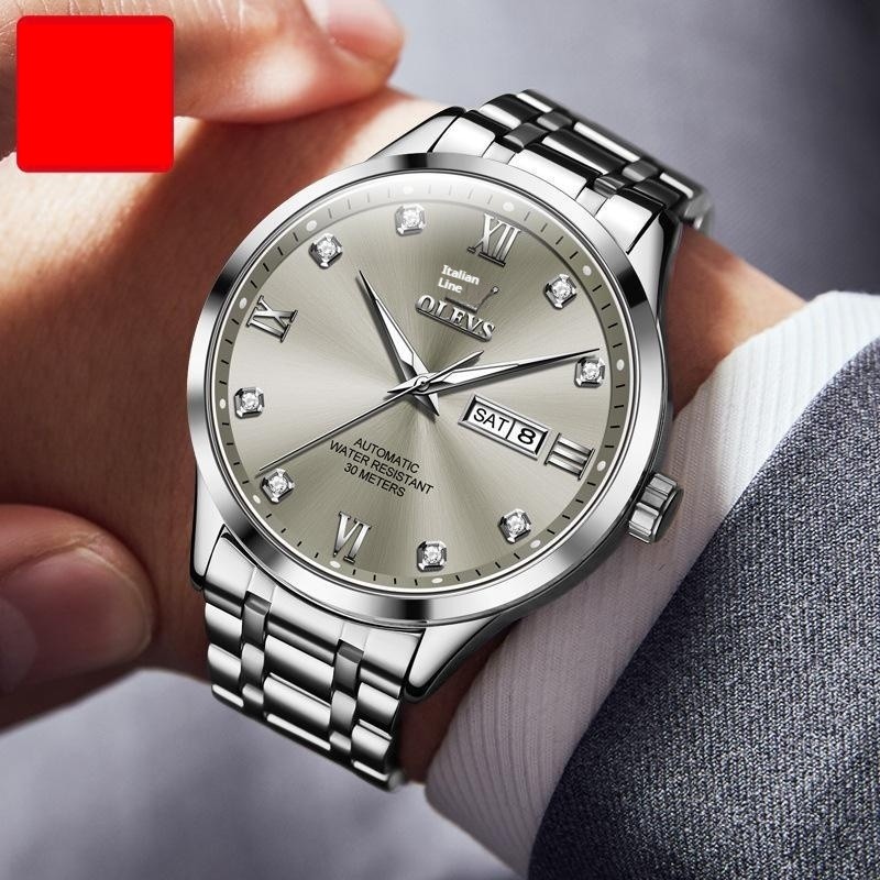 Reloj mecánico automático impermeable para hombre