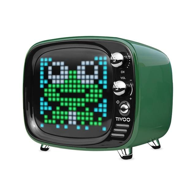 Altavoz Bluetooth inteligente portátil y reloj despertador único