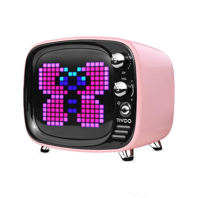 Altavoz Bluetooth inteligente portátil y reloj despertador único