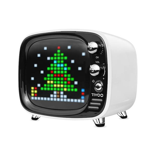 Altavoz Bluetooth inteligente portátil y reloj despertador único