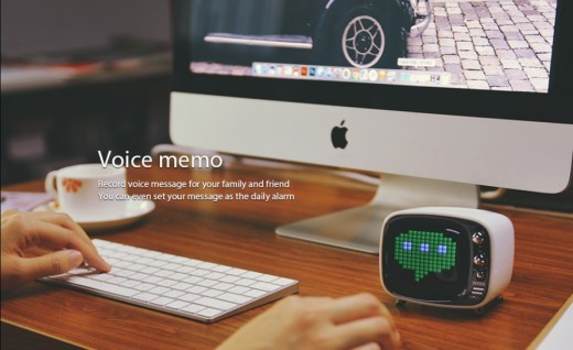 Altavoz Bluetooth inteligente portátil y reloj despertador único