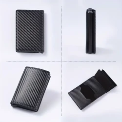 Anti-RFID multifuncional minimalista para hombre