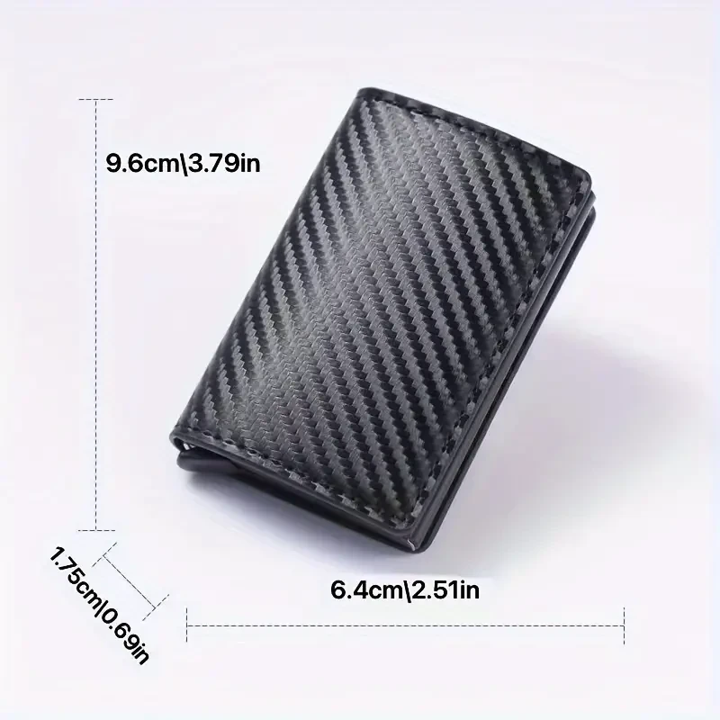 Anti-RFID multifuncional minimalista para hombre