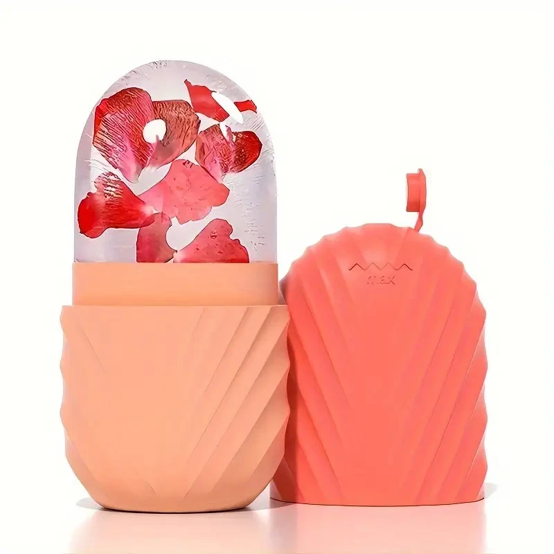 Masajeador facial reutilizable con rodillo de hielo: mejora y deja la piel radiante