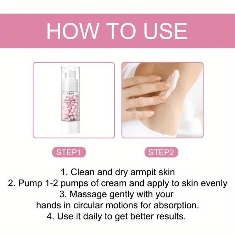 Crema corporal para axilas - Hidratante y humectante para pieles oscuras (30 ml)