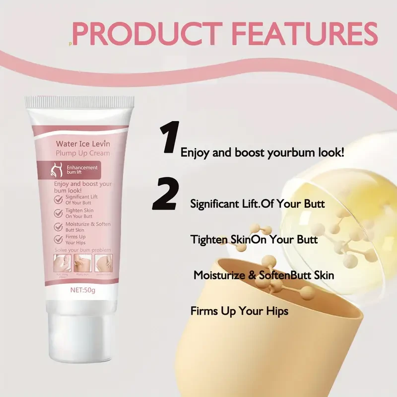 Crema Miracle Butt Lift: fórmula reafirmante, hidratante y esculpida (50 g)