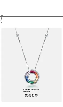 Anillo de plata de ley 925 con gemas de colores incrustadas de una sola fila para hombre y mujer