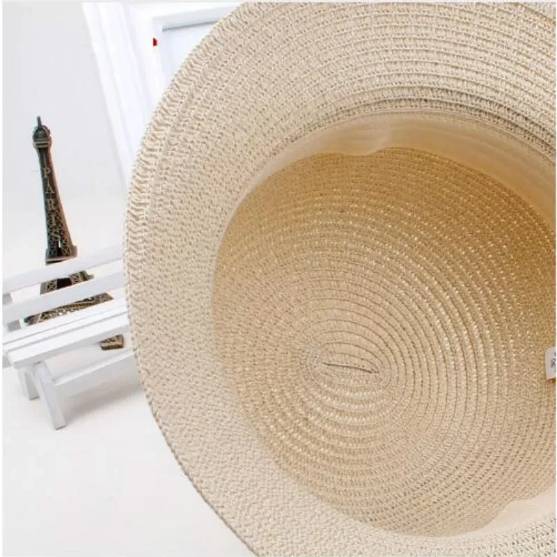 Sombrero de sol con lazo para mujer con protección solar