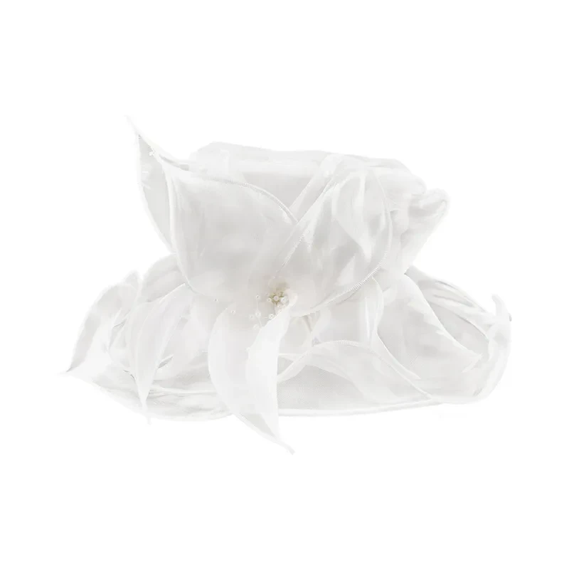 Sombrero de banquete de moda británica Sombrero de verano para mujer