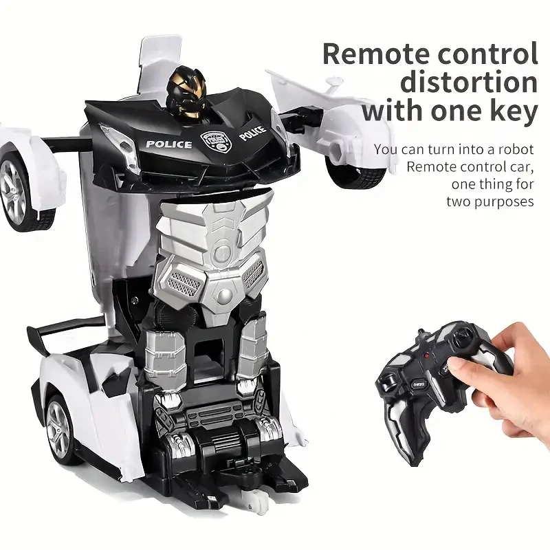 Coche robot transformable - Camión con derrape de 360 grados