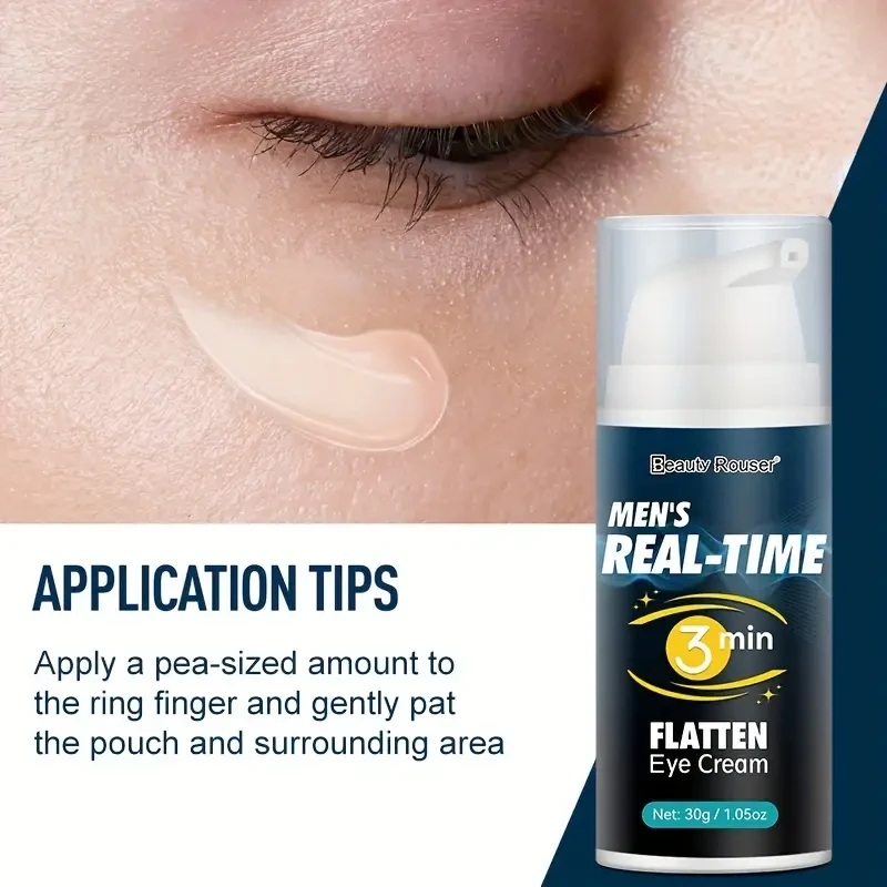 Gel reafirmante para ojos Beauty Rouser para hombre: hidratante y antihinchazón (30 g)