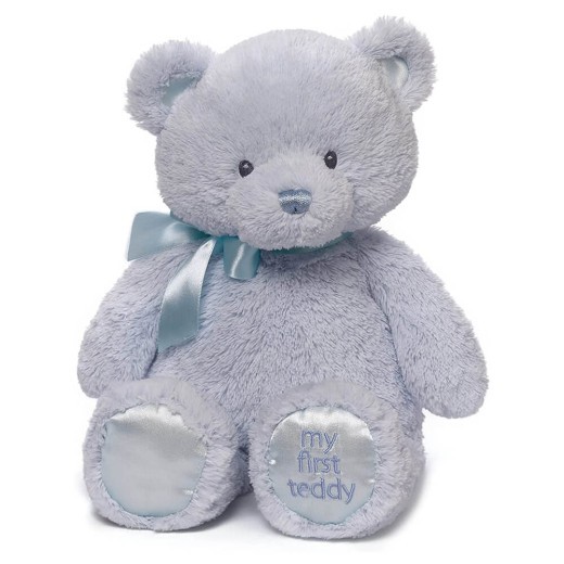 Oso: Mi primer osito de peluche azul - Grande