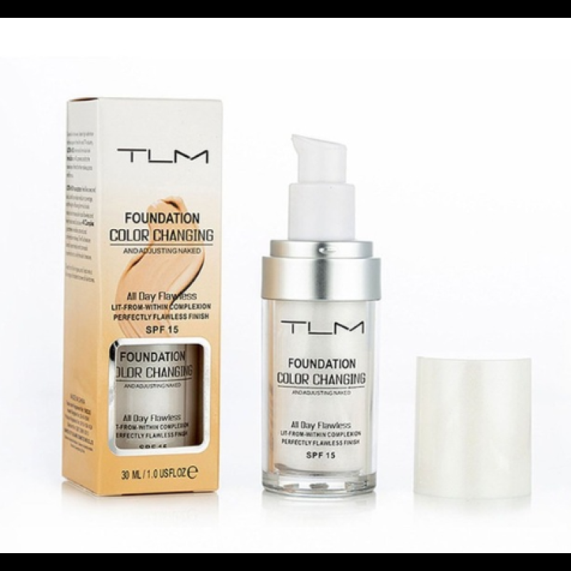 Base de maquillaje líquida con corrector de temperatura
