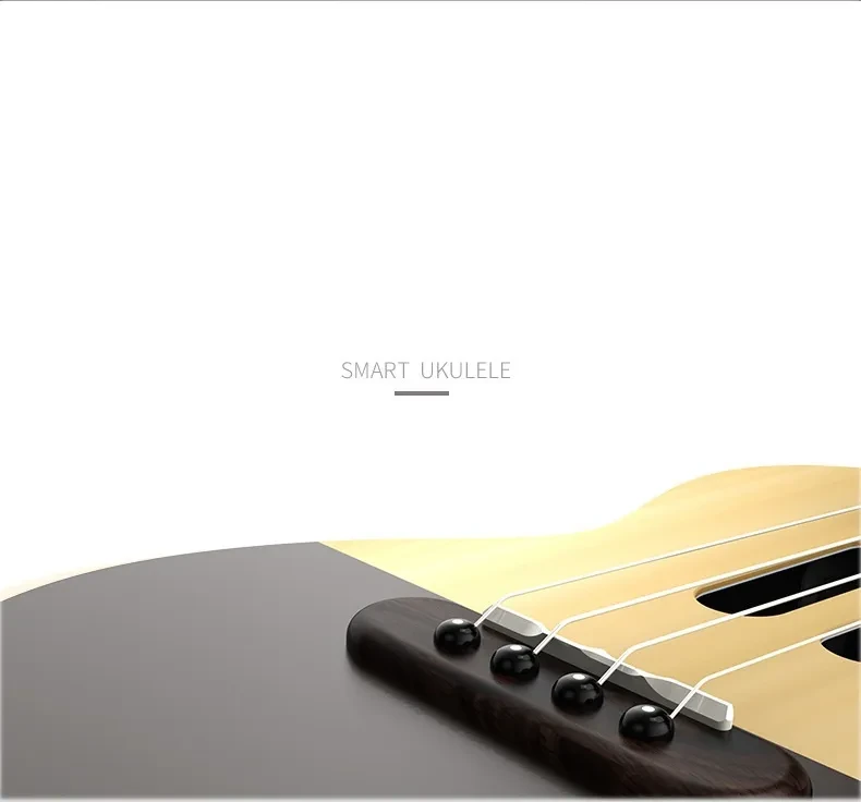 Ukelele inteligente U1 Aprendizaje Spruce Paquete de regalo Juego Entrada Aplicación inteligente Guitarra pequeña