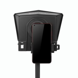 Teleprompter portátil para teléfono celular pequeño
