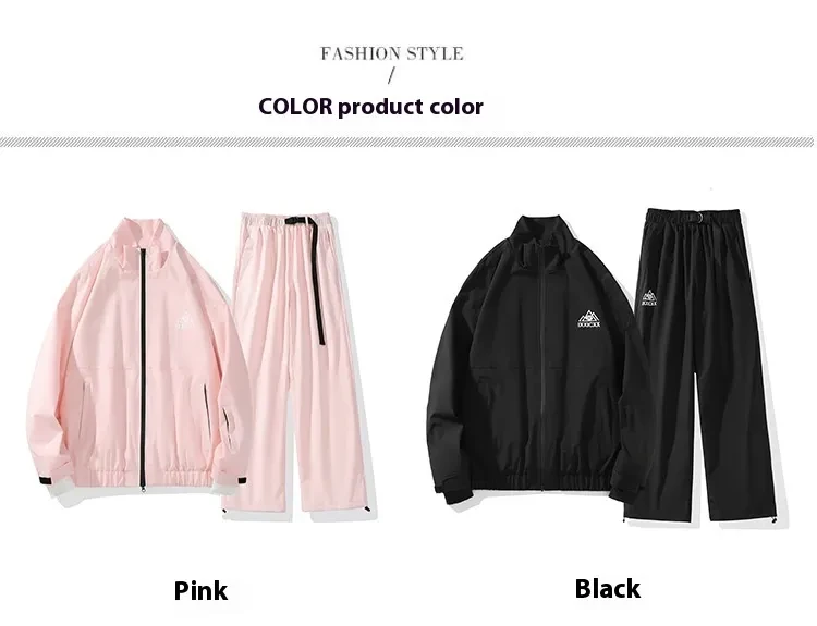 Traje de esquí de invierno para exteriores, impermeable, individual y doble, para monopatín, ropa y pantalones, chaqueta cálida para pareja.