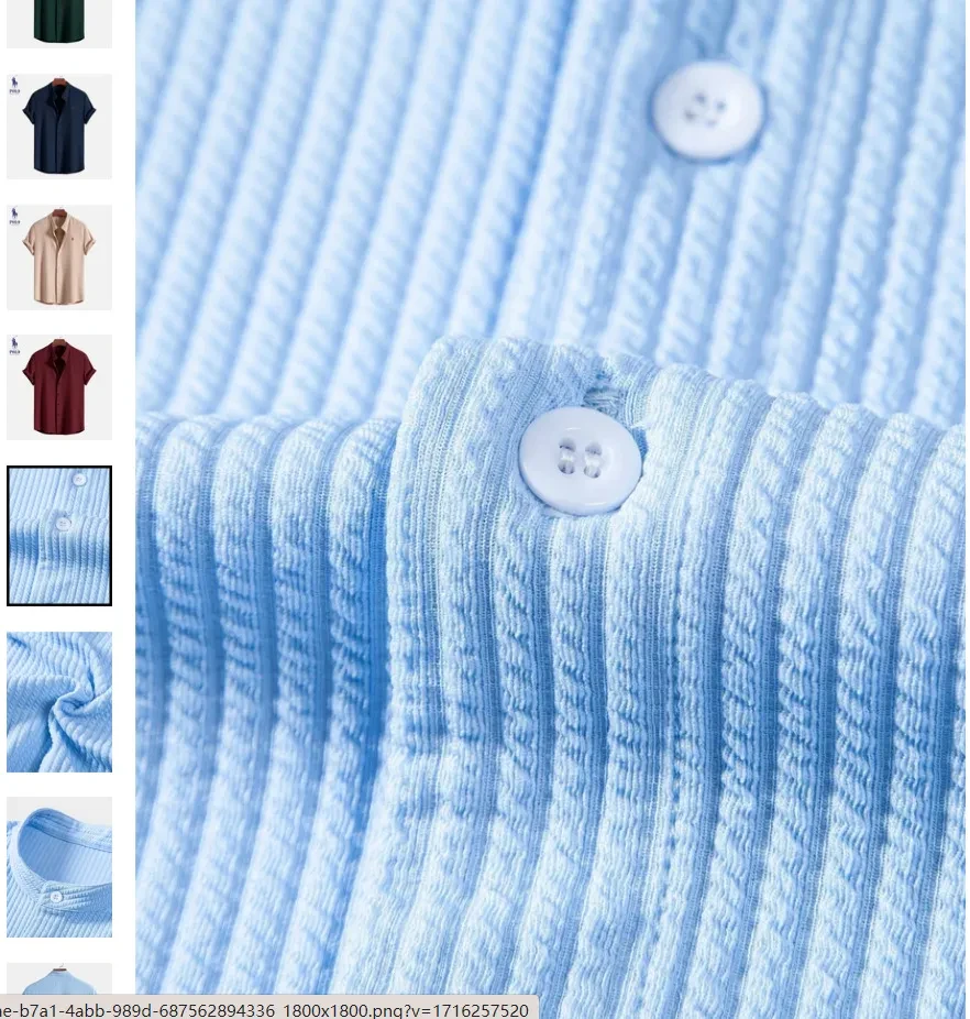 Camisa holgada de manga corta para hombre, ropa de verano