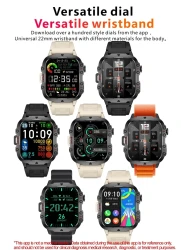 Reloj inteligente para hombre con asistente de voz