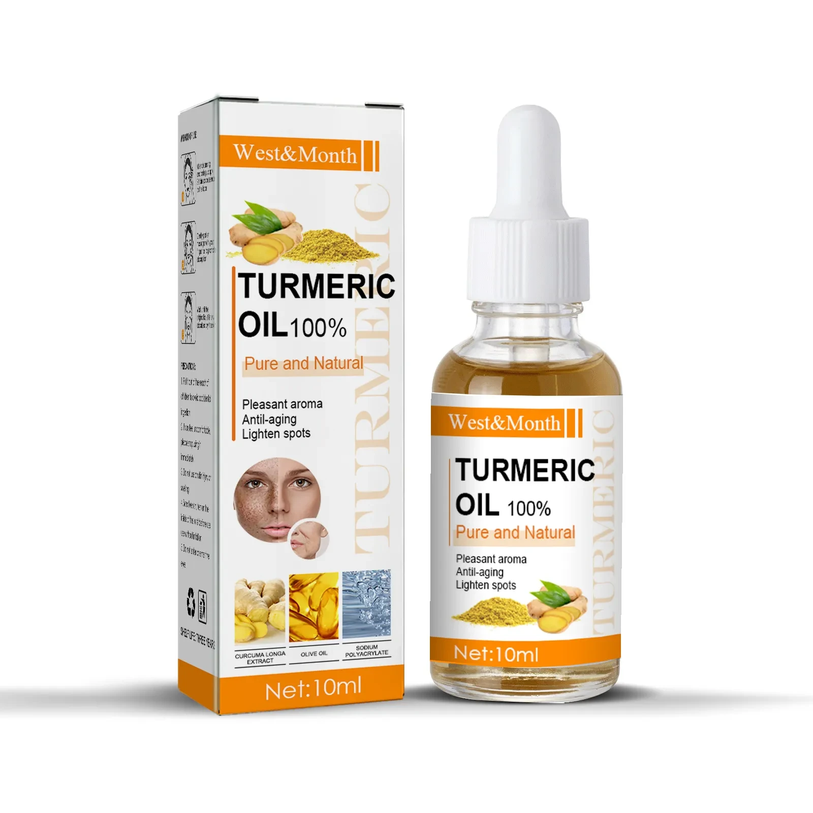 Aceite hidratante reafirmante y antiarrugas para piel facial.