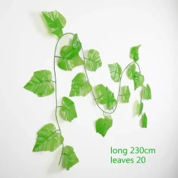 Plantas verdes decorativas artificiales