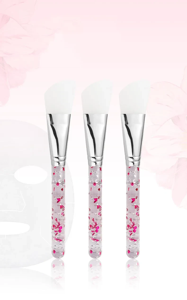 Cepillo de silicona individual para mascarilla con punta suave de silicona
