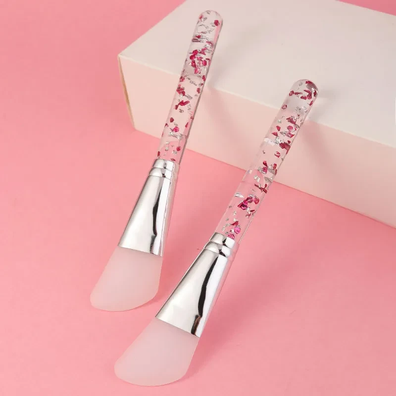 Cepillo de silicona individual para mascarilla con punta suave de silicona