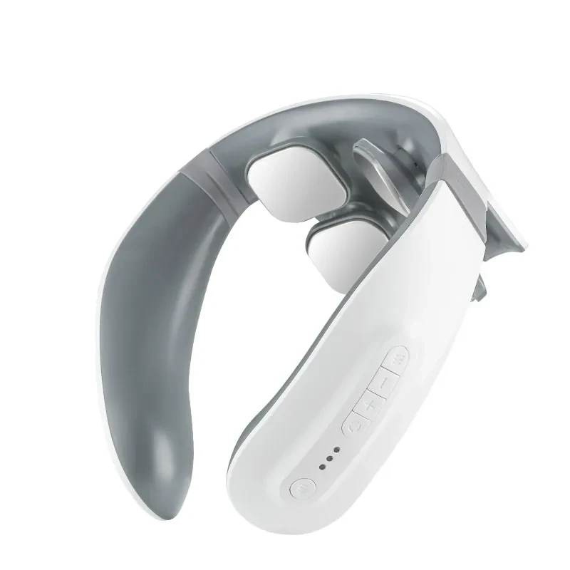 Masajeador termostático con control remoto inalámbrico y protector de cuello