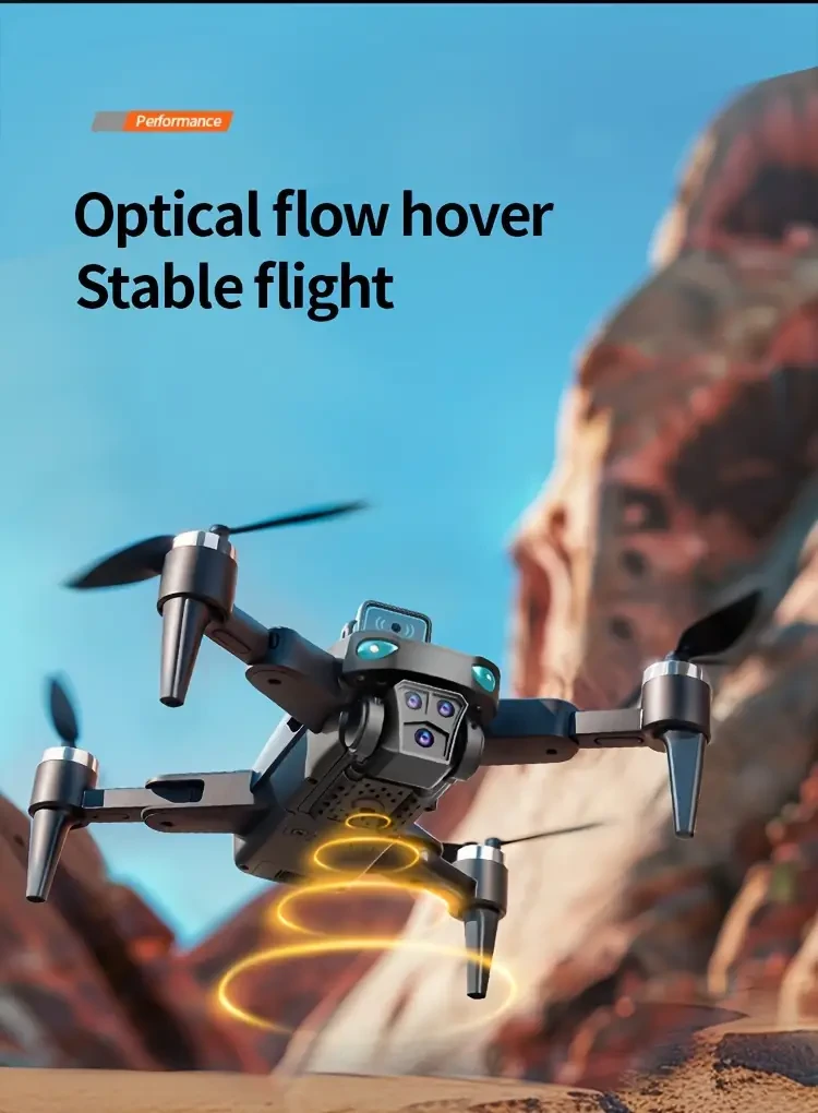 Dron sin escobillas negro FYRC, dron inteligente para evitar obstáculos, dron con cámara dual, dron con retorno con una tecla, dron plegable, dron recargable por USB, dron para principiantes, dron de vuelo estable, dron con motor sin escobillas, regalo de
