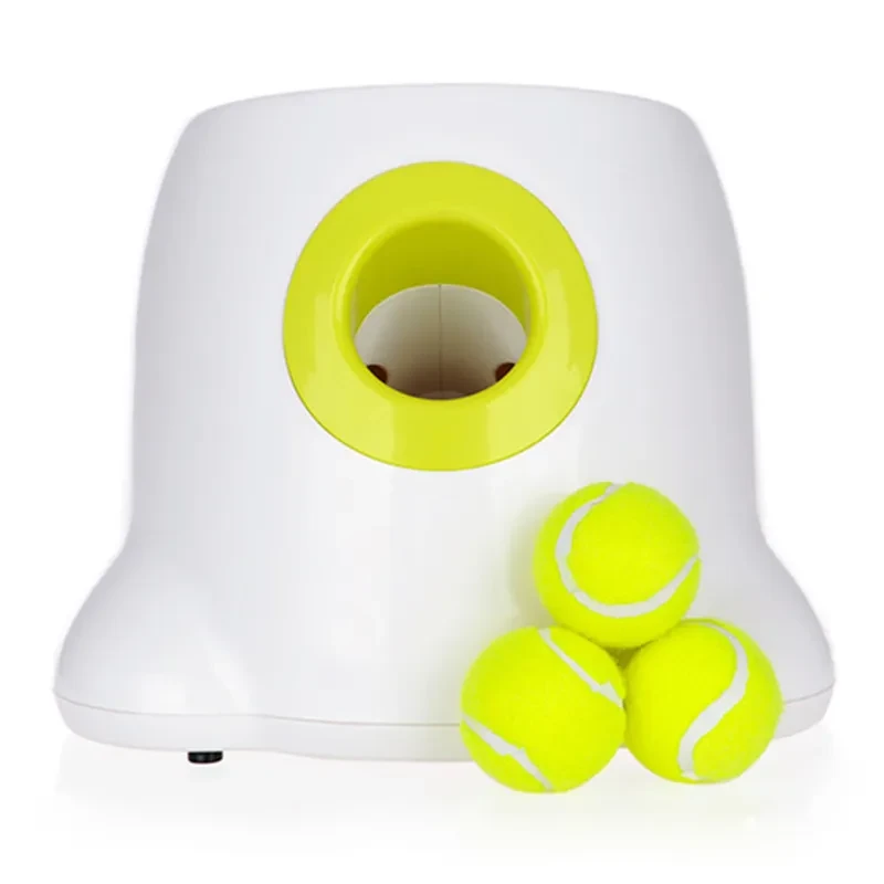 Lanzador automático de pelotas interactivo para perros y mascotas
