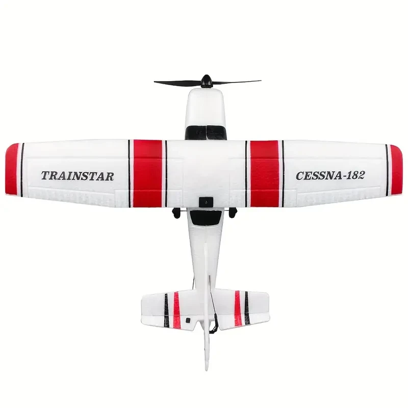 Avión Cessna RC de 3 canales, planeador de combate de ala fija, juguete de espuma, alimentado por batería con carga USB, resistente a la intemperie, control de botón, control remoto de 2.4 G, para mayores de 14 años, polímero de litio recargable, altitud