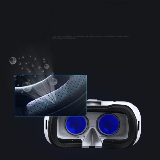 Gafas de realidad virtual HD ajustables con auriculares y montaje en la cabeza