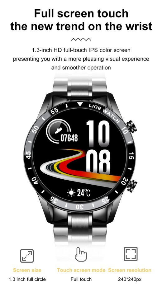 Nuevo reloj inteligente Lige: actualización del reloj inteligente portátil