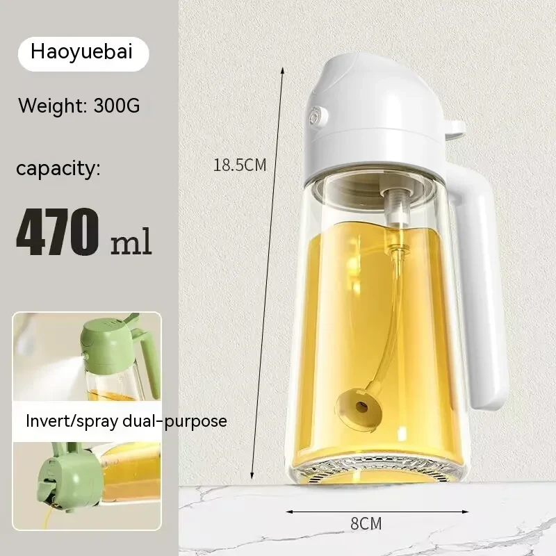 Botella de aceite de vidrio a prueba de fugas para cocina