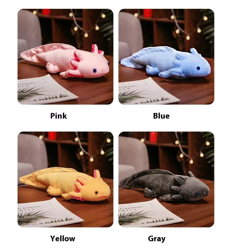 Lindo muñeco de dinosaurio de peluche con forma de salamandra y dragón hexagonal moteado